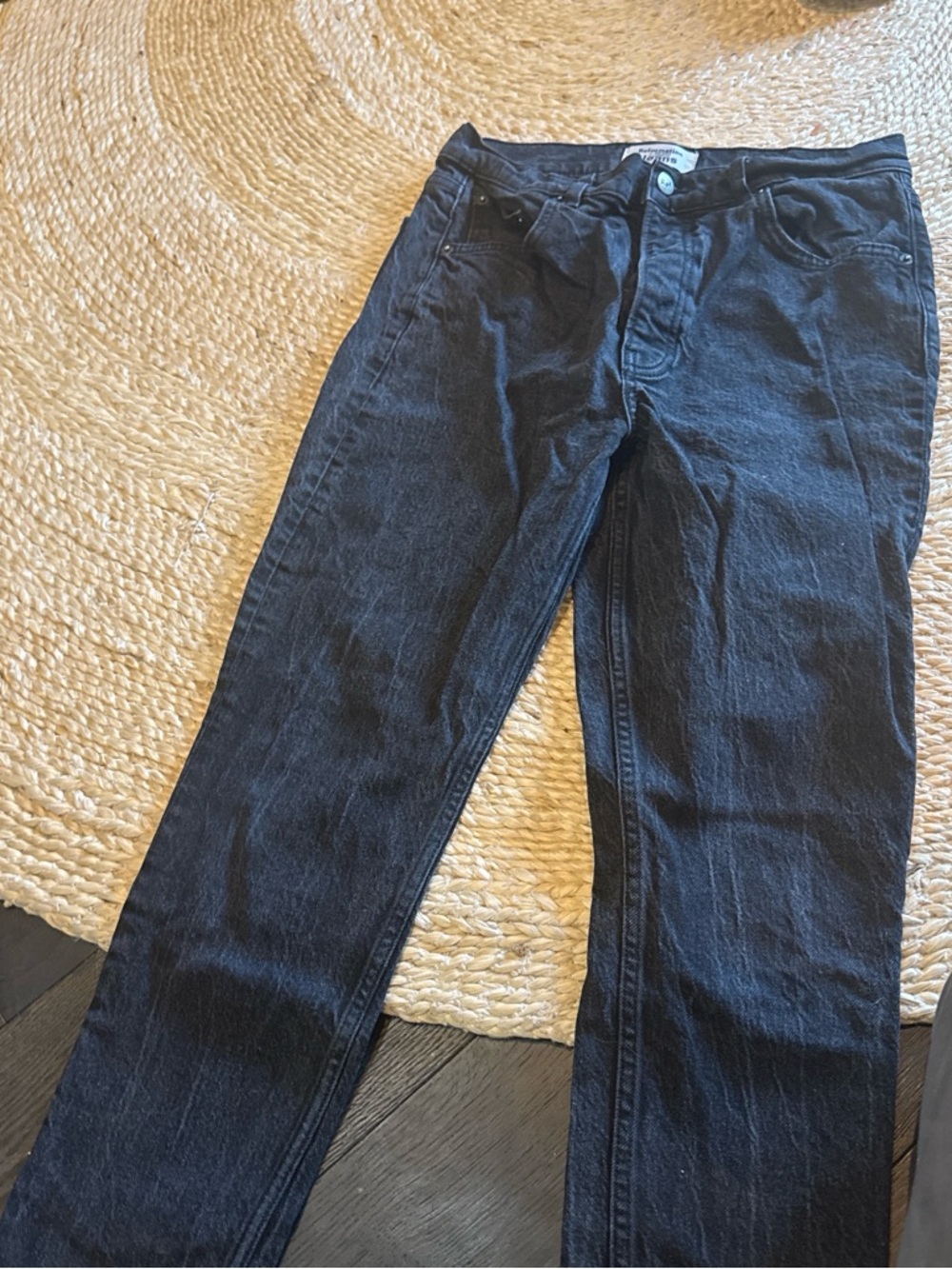 Reformation Men's Dark Indigo Straight Jeans